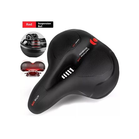 Asiento para Bicicleta de Gel con Luz led Anti prostático