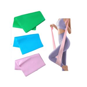 Bandas Ligas Elasticas Abiertas Pilates Set de 3 Niveles