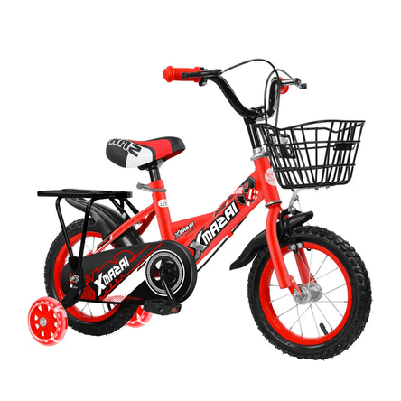 Bicicleta Para Niños Unisex Infantil Kids Luces Aro16 ZSHZ Rojo