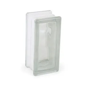 Bloque de vidrio 1/2 19 x 9 cm