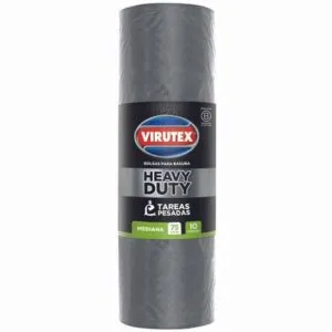 Bolsa de Basura VIRUTEX Antibacterial Rollo 75lt 10un