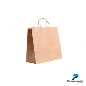 BOLSA DE PAPEL KRAFT "CON ASA" - 37 x 35.5 x 22 (#17) 25UND