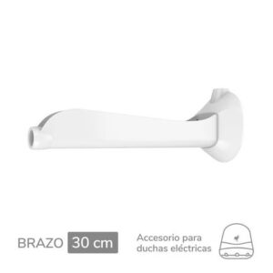 Brazo De Ducha Termas Bryant 30 Cm Blanco