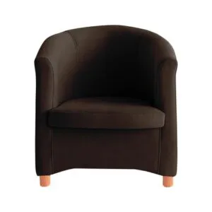 Butaca Agnes Mavisac Color Chocolate - Tela