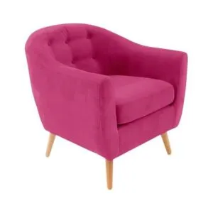 Butaca Balark Mavisac Color Fucsia - Tela