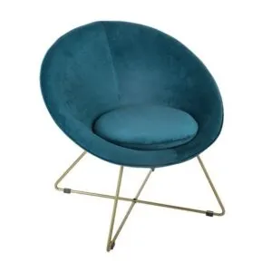 Butaca Evan Hierro 76x73cm Azul