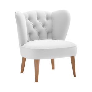 Butaca Magnus Mavisac Color Blanco - Ultra Cuero