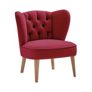 Butaca Magnus Mavisac Color Rojo - Tela