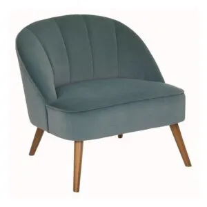 Butaca Naova Madera/Tela 72x78cm Verde