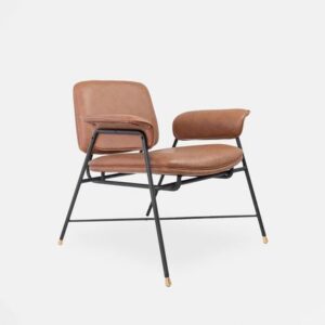 Butaca Nihm Mantis Marrón de cuerina