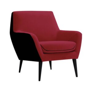 Butaca Omega Mavisac Color Rojo - Tela