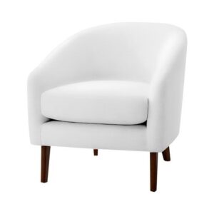 Butaca Terrence Mavisac Color Blanco - Ultra Cuero