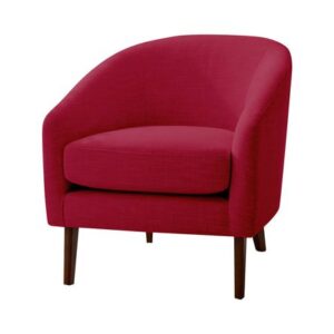 Butaca Terrence Mavisac Color Rojo - Tela