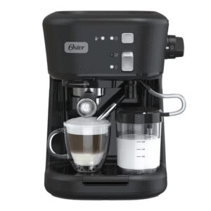 Cafetera Oster para Espresso y Capuccino BVSTEM5501B Negro