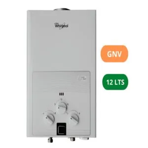 Calentador de agua 12L / gas GNV Whirlpool WKL71312Q