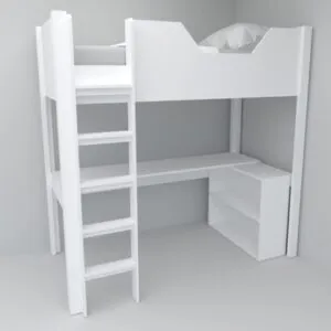 Cama Camarote Funcional 1.5 Plazas DMuebles Estocolmo