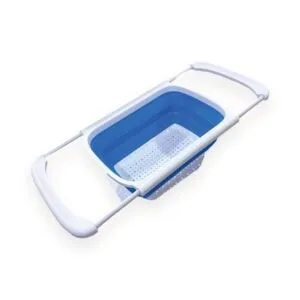 Colador Plegable con Asas Extensibles para Fregadero
