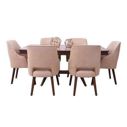 Comedor 6 Sillas Fatima Modelarq