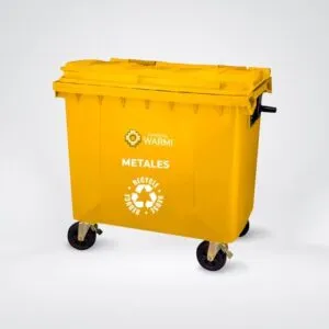 Contenedor de Basura WARMI 1100 Lts. Amarillo