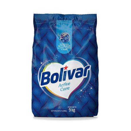 Detergente Bolivar Active Care Floral 9kg