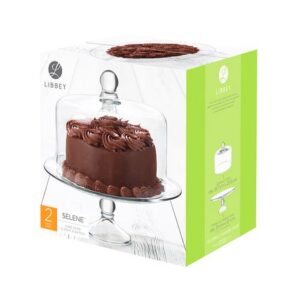Domo Pastelero Libbey Selene (2 Piezas)