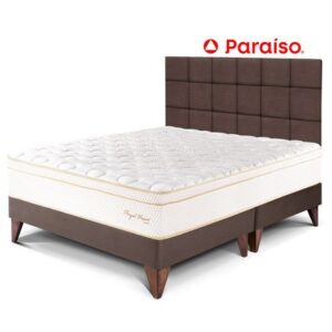 Dormitorio Europeo Royal Prince King Cabecera Blocks Chocolate