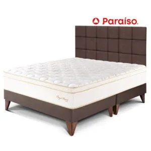 Dormitorio Europeo Royal Prince King Cabecera Blocks Chocolate