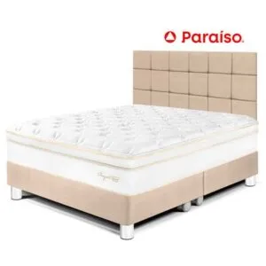Dormitorio Royal Cloud King con Cabecera Blocks Champagne