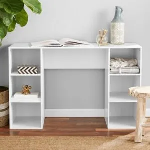 Escritorio Contemporáneo Dione Blanco 120cm