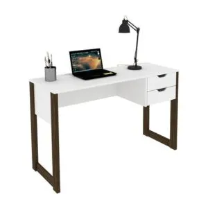 Escritorio de Oficina Chester 120x74.5cm Blanco Bonno