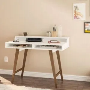 Escritorio Hannover Blanco con Castaño
