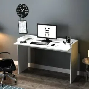 Escritorio Minimalista Borja Blanco 122cm