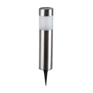 Estaca Mini Faro Metal Luz Calida 39cm Gris Inspire X2