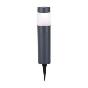 Estaca Mini Faro Plástico 39cm Negro Inspire