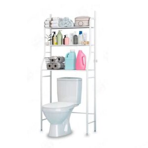 Estante Organizador de Baño 3 Niveles Blanco