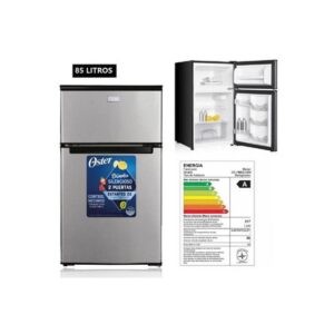 Frigobar de 85 Litros Dos Puertas Oster OS-PMB233BV Silver