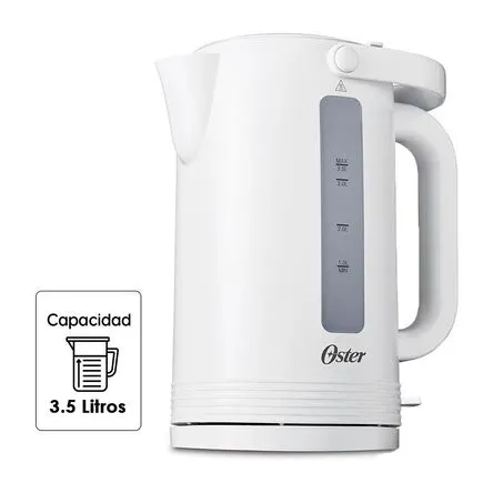 Hervidor eléctrico de gran capacidad 3.5 LItros Oster BVSTKT35W-053