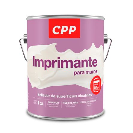 Imprimante para muros Blanco 1 galón