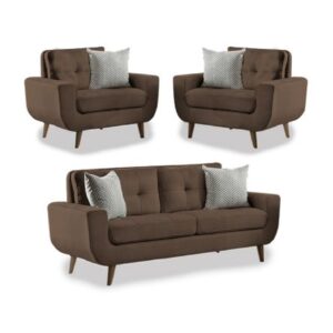 Juego de Sala 3 1 1 Kayruth Marrón