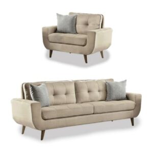 Juego de Sala 3 1 Kayruth Beige