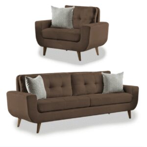 Juego de Sala 3 1 Kayruth Marrón