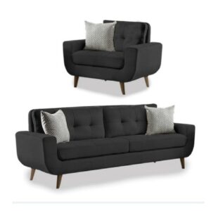 Juego de Sala 3 1 Kayruth Negro