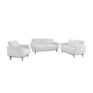 Juego de Sala 3 2 1 Esperanza Home Premium Blanco