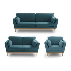 Juego de Sala 321 Marsella AZYA Muebles Verde Agua