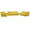 Juego de Sala 321 Vintage AZYA Muebles Amarillo