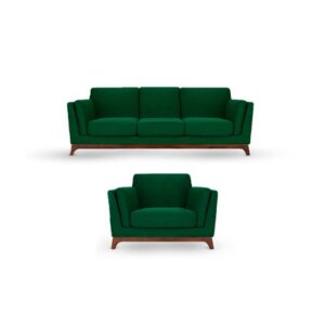 Juego de Sala Enmuebles Kamart 3 1 Color Verde