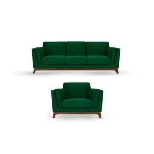 Juego de Sala Enmuebles Kamart 3 1 Color Verde