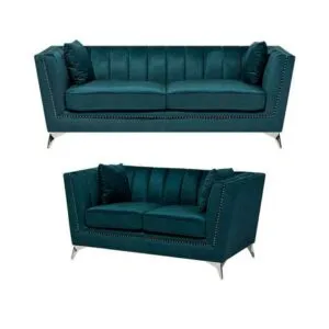 Juego de Sala formas home Argel verde Jade