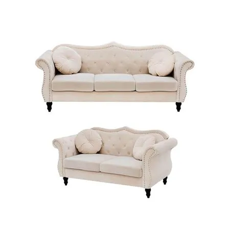 Juego de sala formas home Bodo beige