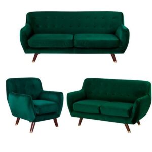 Juego de Sala formas home Gaborone Verde